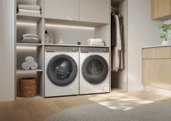 Haier X Series 7 HD90-A367U1-IT asciugatrice Libera installazione Caricamento frontale 9 kg Bianco