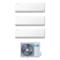 HISENSE - 3AMW62U4RJC - Trial condizionatori 9000 + 9000 + 18000 BTU - Bianco