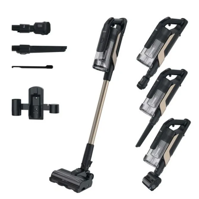 Hoover HF610P 011 Aspirapolvere elettrica Secco,660 Watt, 2200 POWERTIME, 0,7 Litri, autonomia 40 minuti - Nero