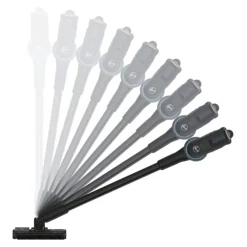 Hoover HF401P 011 Aspirapolvere ricaricabile multiuso, EPA Senza sacchetto 0,7 L 190 W Blu, Grigio, Argento 2,5 Ah