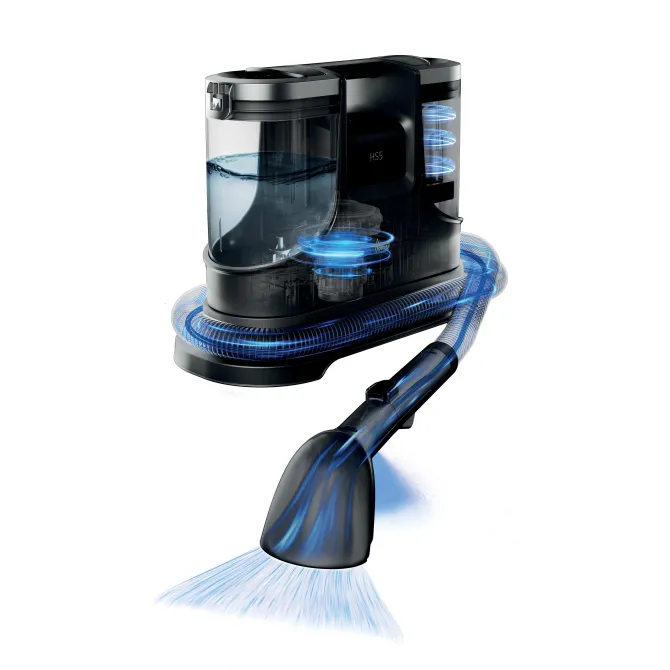 Hoover HS500 011 Pulitore a vapore portatile 1,5 L 400 W Nero, Blu