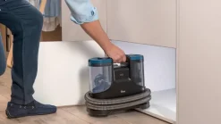 Hoover HS500 011 Pulitore a vapore portatile 1,5 L 400 W Nero, Blu