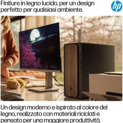 HP OmniDesk Desktop AI M03-0014nl PC Intel Core Ultra 5 225 16 GB DDR5-SDRAM Windows 11 Home Tower AI PC