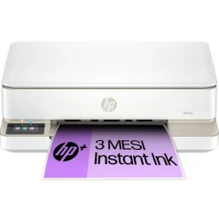 HP - Stampante ENVY 6120E 3 MESI DI INSTANT INK CON HP+, 3 in 1 Print - Scan - Copy - Bianco