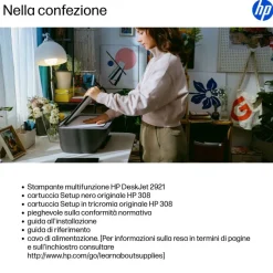 HP STAMPANTE INKJET HP DESKJET 2921 ed Instant Ink