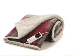 Imetec 16715 coperta/cuscino elettrico Coperta elettrica 150 W Multicolore Velluto