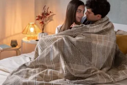 IMETEC Scaldaletto Matrimoniale Plaid Elettrico 180x140 cm - Adapto Élégance 16936