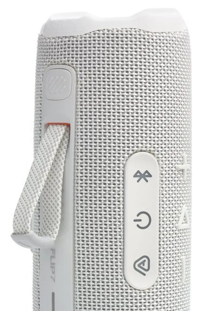 JBL - FLIP 7 - Speaker Altoparlante 25W, Bluetooth 5.4, Suono audace JBL Pro con AI Sound Boost Fino, autonomia 16h - Bianco
