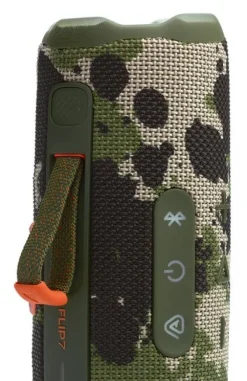 JBL Flip 7 Speaker Bluetooth Portatile Wireless, 16 Ore di Autonomia, Impermeabile IP68, Resistente alla Polvere e Antiurto, Suono Pro con AI Boost, Connessione Multi-Speaker Auracast, Squad