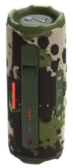 JBL Flip 7 Speaker Bluetooth Portatile Wireless, 16 Ore di Autonomia, Impermeabile IP68, Resistente alla Polvere e Antiurto, Suono Pro con AI Boost, Connessione Multi-Speaker Auracast, Squad