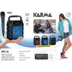 KARMA - HPS 44R Speaker amplificatore portatile - Rosso
