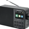 KENWOOD - CR-M30DAB - Radio sveglia, Dual Alarm, Bluetooth 5.0, 40 Stazioni memorizzabili - Nero