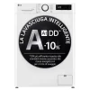 LG D4R5010TSWS Lavasciuga 10/6kg AI DD, Serie R5 Classe D, 1400 giri, Bianca