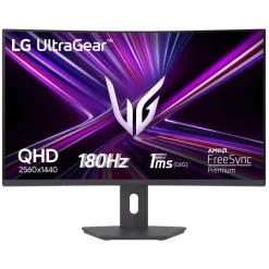 LG Monitor Gaming 27'' QHD 180Hz 1ms FreeSync Premium HDR sRGB 99% - Esperienza Fluida