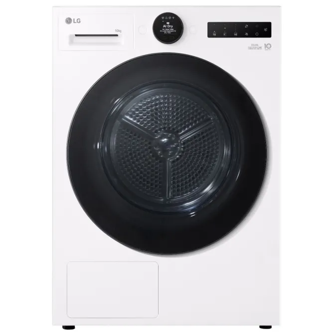 LG RHX7010TWB Asciugatrice 10kg Pompa di calore, Classe C, Motore Direct Drive, AI Dry