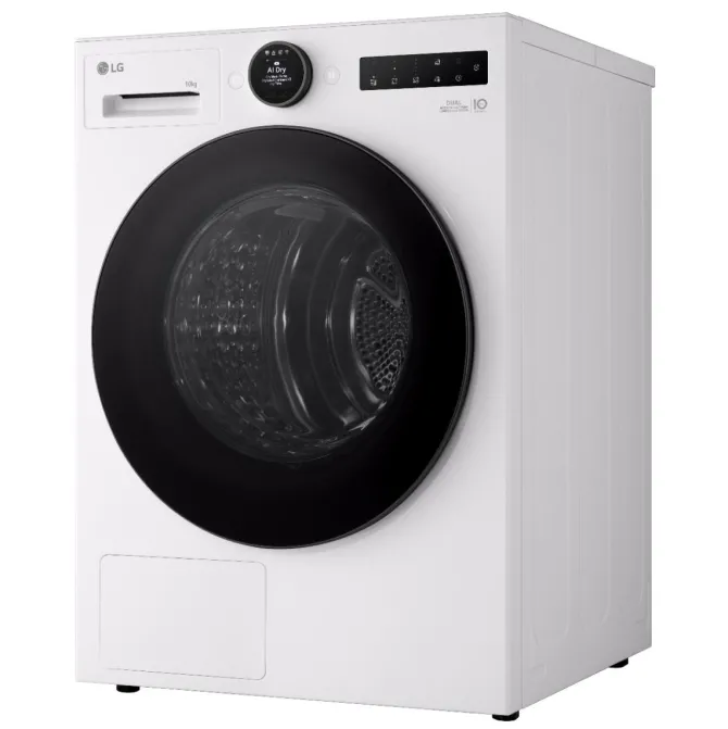 LG RHX7010TWB Asciugatrice 10kg Pompa di calore, Classe C, Motore Direct Drive, AI Dry
