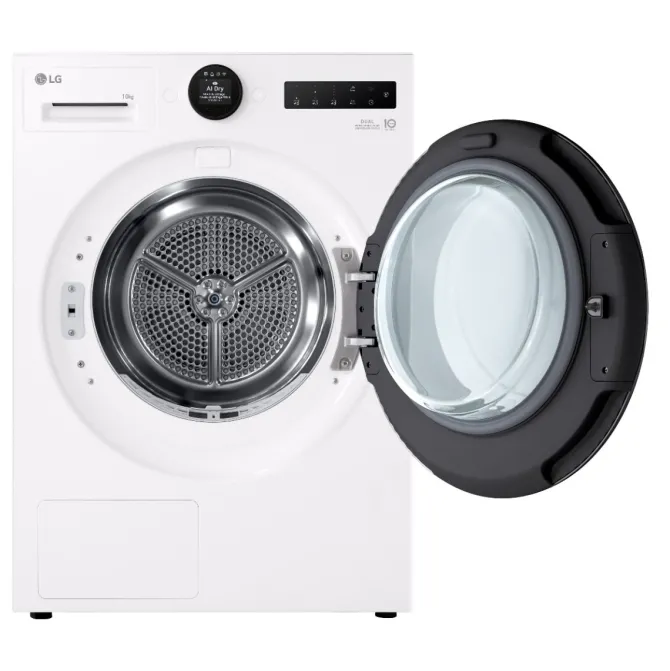 LG RHX7010TWB Asciugatrice 10kg Pompa di calore, Classe C, Motore Direct Drive, AI Dry