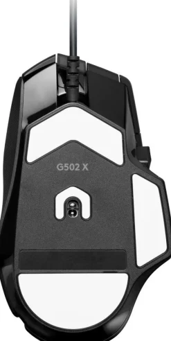 LOGITECH - Gaming mouse G502 X + G240 tappetino, sensore gaming submicrometrico HERO 25K, 25.600 DPI - Nero