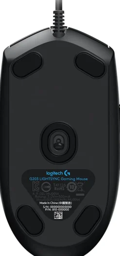 Logitech G G203 LightSync mouse USB tipo A 8000 DPI