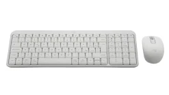 LOGITECH - MK250 - Tastiera + Mouse Wireless - Off White