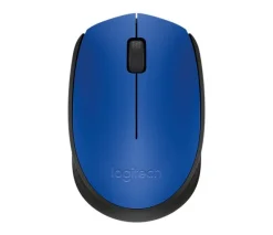 LOGITECH - M171 Mouse Puntamento Ottico LED, connessione Infrarossi, Ricevitore Wireless Nano, 3 pulsanti - Blu