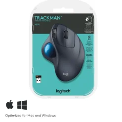 Logitech M570 Trackball Wireless – Comfort ergonomico e autonomia 18 mesi