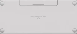 LOGITECH - Tastiera multimediale K380s Wireless, Minimal Pebble Keys 2, Pulsante Easy- Switch - Bianco