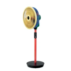 Macom Enjoy & Relax Colour Fan Nero, Blu, Verde, Rosso, Giallo
