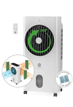 Macom Power Cyclone Ventilatore Bianco Potenza W 60 max