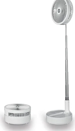 Macom Ventilatore Cordless da Terra Enjoy & Relax 991 Bianco