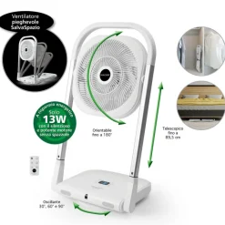 Macom Ventilatore Slimmy salvaspazio 986