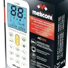 Meliconi AC 200 Telecomando Universale per Condizionatori/Climatizzatori, con Schermo Retroilluminato e Funzione Torcia, Bianco