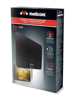 MELICONI - ANTENNA EASY FIT - Antenna da interni - Nero