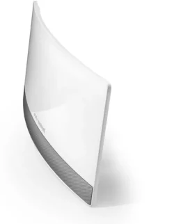 MELICONI - Antenna TV amplificata per interni AT 55 R1 USB-Bianco lucido