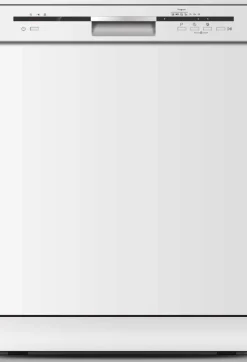 MIDEA - MFD60S131W-IT Lavastoviglie libera installazione, Classe E, 13 coperti, 6 programmi, filtri autopulenti - Bianco