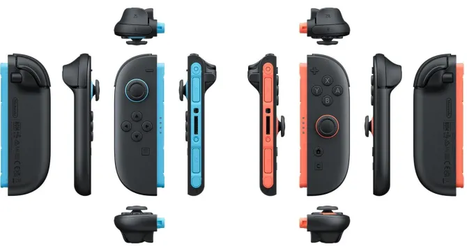 Nintendo Joy-Con 2, Set da 2 controller per Nintendo Switch 2 - Rosso/Blu