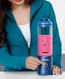 NutriBullet NBP013BL Frullatore Portatile Blu 0,59L a Batteria Compatto