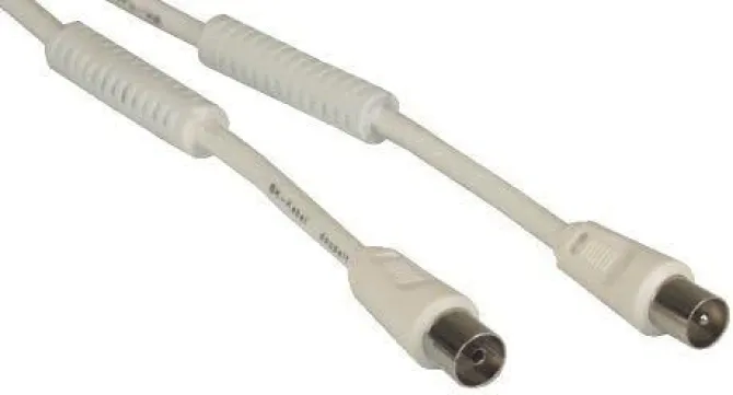 NVS Cavo di antenna 1 spina + 1 presa iec 9,5 con filtri - l. 2mt