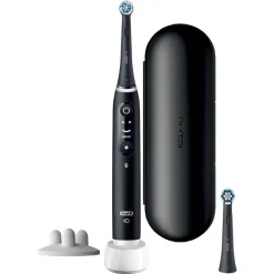 Oral-B iO Spazzolino Elettrico Avanzato iO iO6, 5 velocità, 2 testine di ricambio - sensore di pressione intelligente