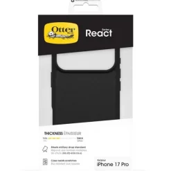 Otterbox React Series Custodia Nera MagSafe – Ultrasottile e Resistente