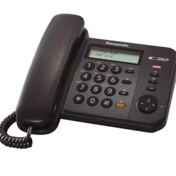 Panasonic KX-TS580EX1 Sistema telefonico integrato con display LCD e ID di chiamata Nero