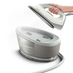 PHILIPS Ferro da Stiro con Caldaia a Vapore Potenza 2400 W Capacità 1,4 Litri colore Grigio Bianco Serie 2000 - PSG2000/80