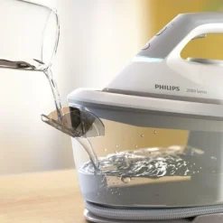 PHILIPS Ferro da Stiro con Caldaia a Vapore Potenza 2400 W Capacità 1,4 Litri colore Grigio Bianco Serie 2000 - PSG2000/80