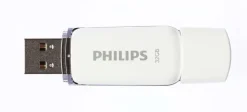 Philips - SNOW Chiavetta USB 32 GB Grigio FM32FD70B/00 USB 2.0 - Blu, Bianco