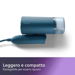 Philips Stiratrice verticale a vapore Serie 3000 STH3000/20- 1000 W, Serbatoio da 100 ml - Blu