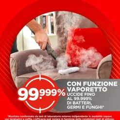 Polti StainOver SC30, lavatappeti con funzione pulitore a vapore, 4 funzioni in 1