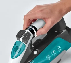 Polti Vaporella Quick & Slide QS220 Ferro a vapore Alluminio 2400 W Verde, Bianco