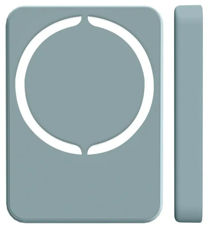 PURO - PUFCBB40P2MAGGRN - Mini Power Bank Compatibile MagSafe per iPhone - Island Mist