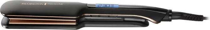 Remington Piastra Capelli Proluxe Midnight Wide Plate, Piastre in ceramica Ultimate Glide, 9 impostazioni di Temp. 150-230°C,Tecnologia intelligente OPTIheat, S9150B
