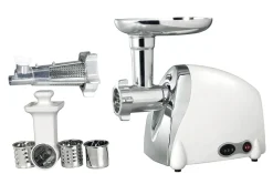 RGV Duetto Plus Tritacarne, Passapomodoro, Grattuggia, 500 W, Acciaio Inossidabile